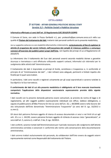 3  INFORMATIVA PRIVACY