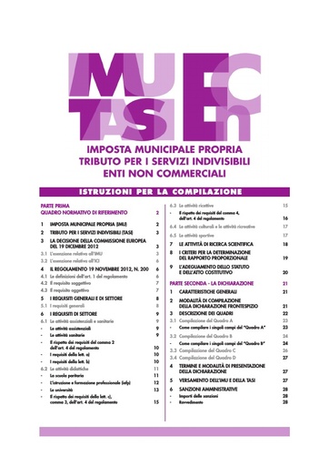 IMU TASI DICHIARAZIONE ENC 2014 ISTRUZIONI