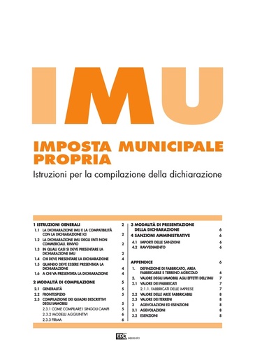 IMU DICHIARAZIONE 2012 EDITABILE ISTRUZIONI