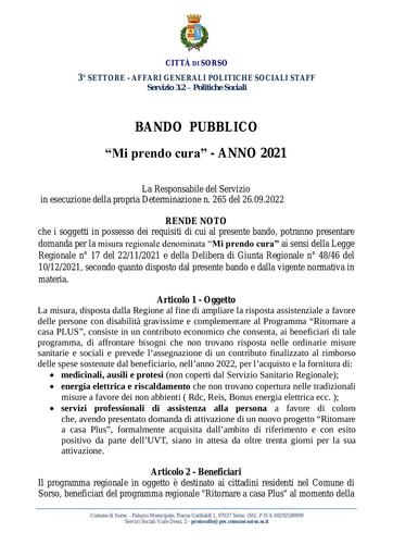 2022 BANDO PUBBLICO MI PRENDO CURA signed