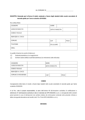 2  MODULO DOMANDA