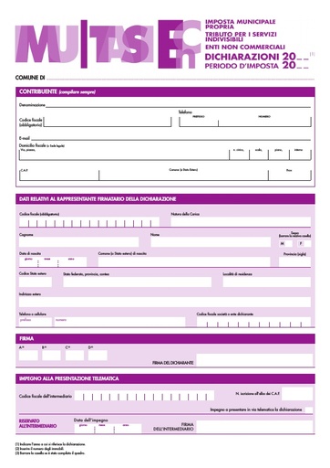 IMU TASI DICHIARAZIONE ENC 2014